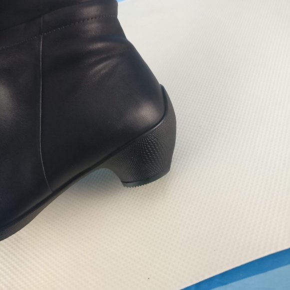 Riding boot, Tall boot, 100%LEATHER in Full Zip High boot 37/6.5us LEATHER upper - Picture 4 of 13